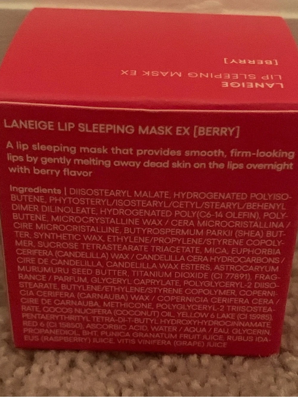 LANEIGE Lip Sleeping Mask EX - Berry